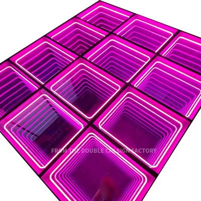 2023 Melhor Produto de Cores Ricas Espelho 3D Indoor Neon Dance Floor para DJ Disco Party