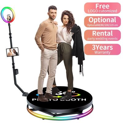 25cm de altura de plataforma Booth exclusivo 360 Selfie Overhead para evento de negócios ou aniversário