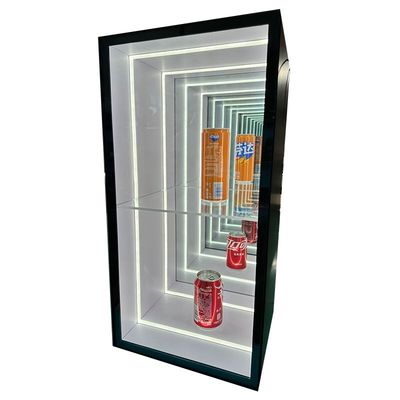 Tamanho personalizado Infinito Magic Mirror Display Cabinet para decoração de loja comercial
