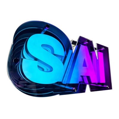 Letras de LED de Neon Infinito em interiores sinalizam o produto de espelho mágico de tendência mais quente de 2024