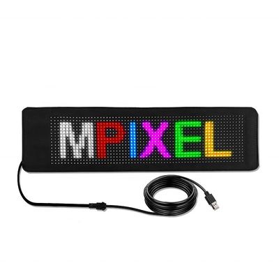 Animação de padrão de rolagem Imagem Bluetooth App Painel de controle Flexível LED Car Sign Display
