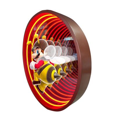 Tabuleiro de publicidade de espelhos de LED Infinity para 2024 Fãs de hologramas Top Decoração essencial