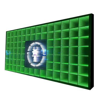 Neon Infinity Mirror LED de aço inoxidável