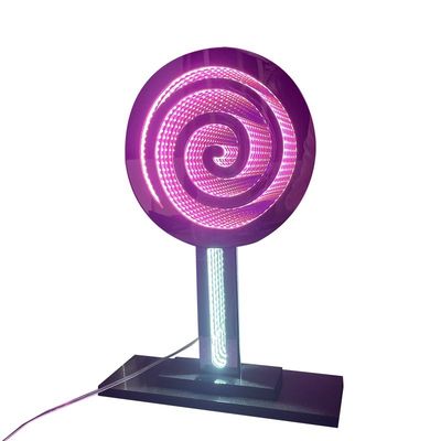 Produtos de decoração de Natal Estilo de luz de Natal LED Lollipop Espelho mágico acrílico