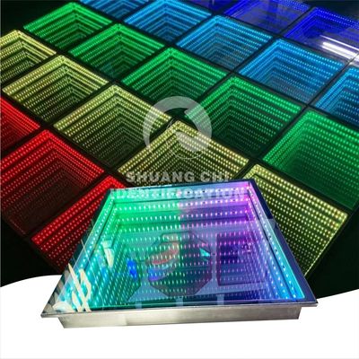 3D LED Infinity Floor Light e Custom LED Brick Lights