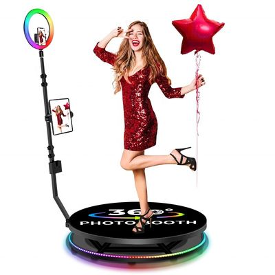80-120CM Stand giratório de casamento Fantasy 360 Photo Booth Máquina Overhead com Design