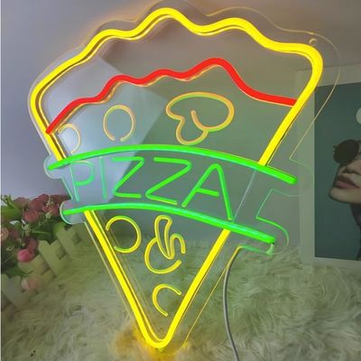 Sinalização LED de neon acrílico flexível para logotipo exterior personalizado e tensão DC12V/AC110-220V