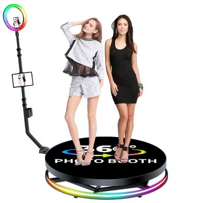 Stabler Strong Metal Tempered Glass LEDs Arcade Spincam 360 Graus Photo Video Booth