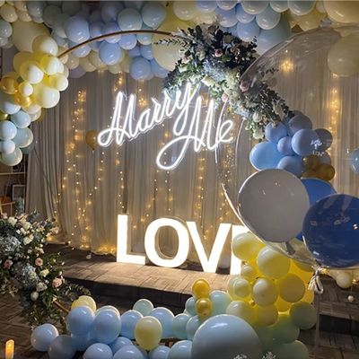 Estilo contemporâneo Custom LED Digital Signage Neon Sign para decoração de parede personalizada