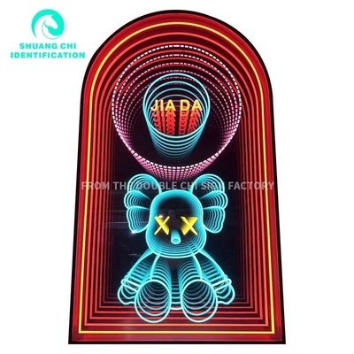 Decoração de parede de neon LED personalizável Moda Vermelho Branco Azul Roxo Roxo Amarelo Verde