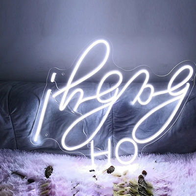 Instalação fixa de parafuso de parede Iluminação de faixa de neon RGB flexível com luz de neon personalizada