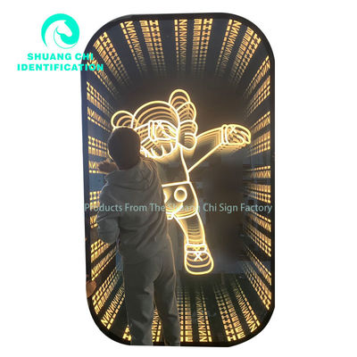 Personalização Moda Senso de Tecnologia Neon com Voltagem Espelho DC12V/AC110-220V