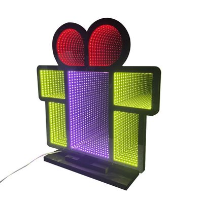 Luz LED Espelho mágico acrílico para decoração de Natal