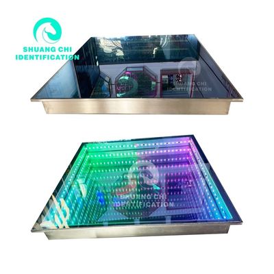 DMX512 controlado IP67 classificado Interativo LED piso de dança com tecnologia sensível à pressão