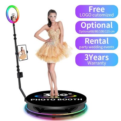 360 Spinner Degree Platform Selfie Portátil Business Photo Booth para compras em uma única parada