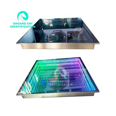 Chapas de piso LED interativas com vida útil de 50000 horas e tamanho personalizado