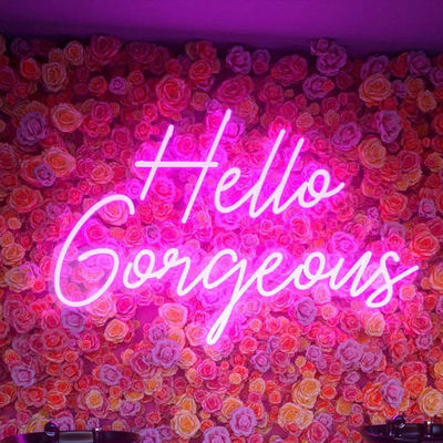 Lâmpada de neon LED personalizada Nome Logotipo Neon Sign For Bedroom Festa de aniversário Casa