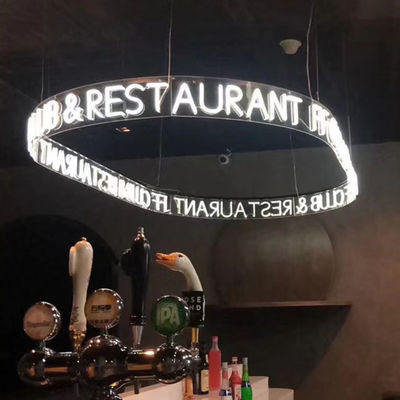 Acrílico PVC Led Wall Mount Neon Sign para decoração de casamento Marquee Letters 20 C