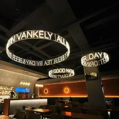 Acrílico PVC Led Wall Mount Neon Sign para decoração de casamento Marquee Letters 20 C