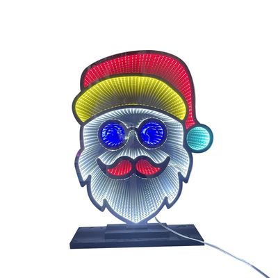 Lâmpada de Natal de espelho mágico acrílico com luz LED e eficiência luminosa de 30lm / w