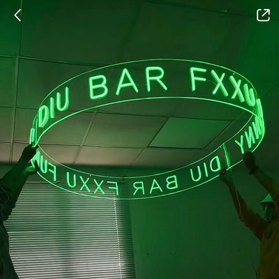 DIY Cable Neon Light Sign para Custom Logo Flex Strip Linha de produção de iluminação suave