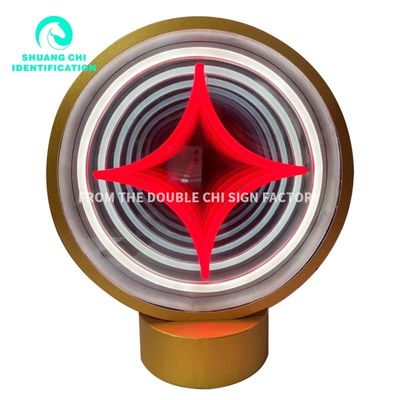 Possibilidades infinitas Luz LED de alto brilho Espelho triplo para interior e exterior