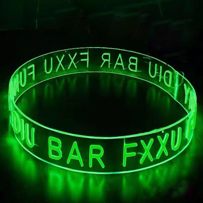 Instalação de cabos DIY LED Neon Flex Strip Lights para iluminação suave e decoração interior