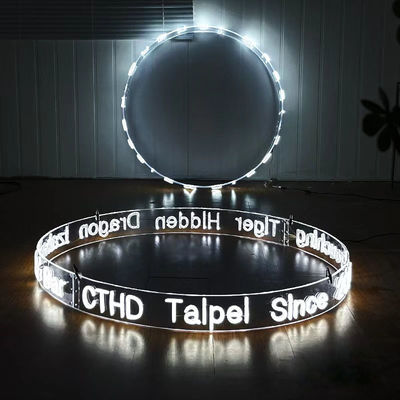 Instalação de cabos DIY LED Neon Flex Strip Lights para iluminação suave e decoração interior