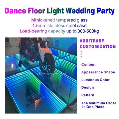 Fashion Sense Neon Mirror Frame Metal Durável DC12V/AC110-220V para vários locais