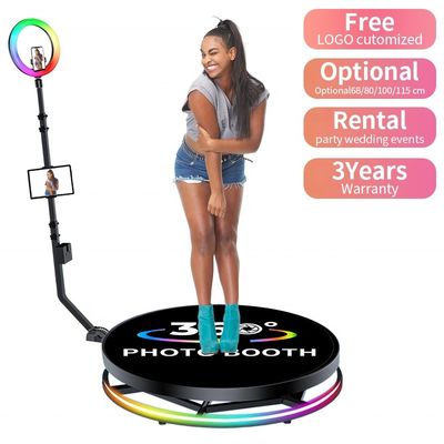 Gro Compatível 80-120CM Rotativo Automático 360 Selfie Spin Base Foto Ipad Photo Booth