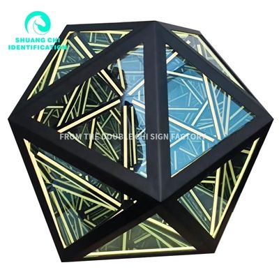 Fim de 2023 Material Visão 3D Melaleuca Espelho Abismo Espelho com Luz LED de Alto Brilho