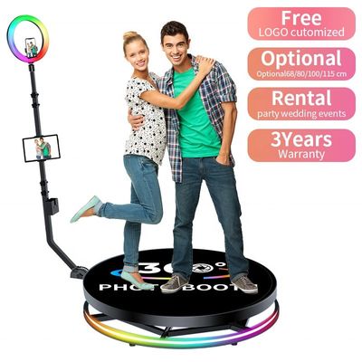 Stand de 360° com plataforma de rotação automática Altura 25cm