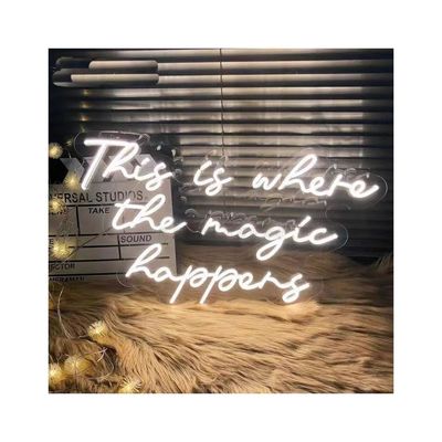 Marquise Letters Good Vibes Open LED Neon Sign Lights com cor personalizada