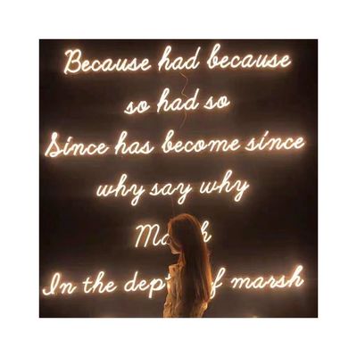 Marquise Letters Good Vibes Open LED Neon Sign Lights com cor personalizada