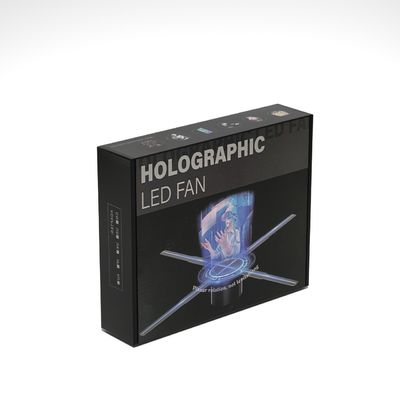 Publicidade em nuvem Ventilador holográfico montado na parede Relação de contraste 1.692MM Brilho 2300