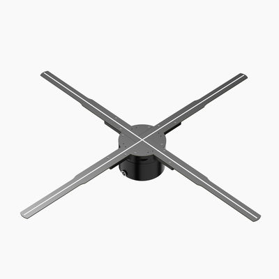 2300 Brilho Ventilador Holográfico 3D com controlo Wifi e ecrã holográfico rotativo