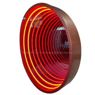 Fonte de alimentação Infinity Custom LED Screen Mirror Neon Sign Para qualquer organização