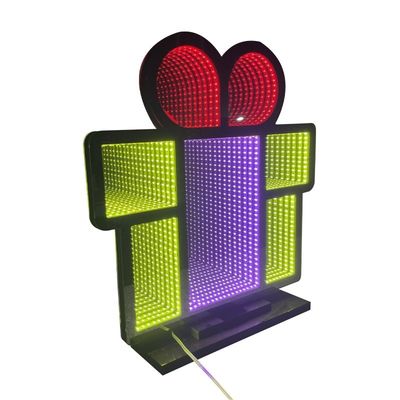 Luzes de Espelho Infinito Led Decoração de Casa Decoração de Sala Luzes Decorações de Natal Ilusão