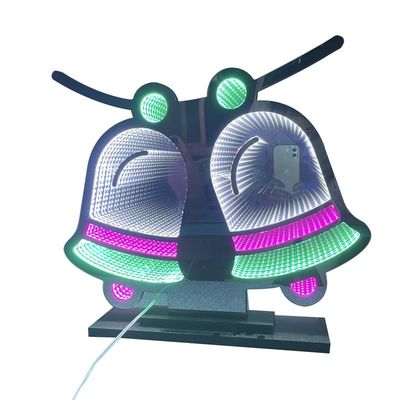 2- Personalizável RGB Grande Natal Presente Brincadeira Bastão Infinito Luzes Espelho Para Decoração do Festival