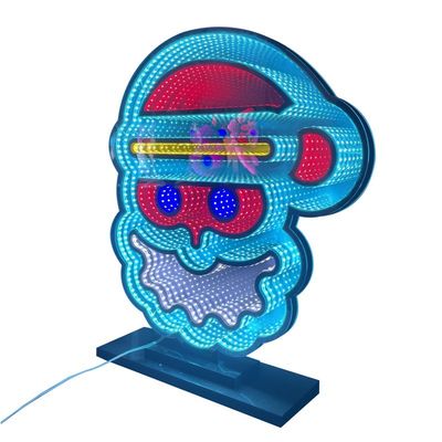 Lâmpada de 1000lm Fluxo luminoso LED Infinity Mirror Lights para decoração doméstica e presente de Halloween