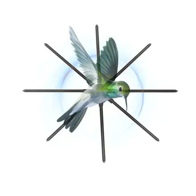 42cm 52cm 65cm 70cm 100cm Projector Display Led 3d Hologram Fan para Anúncios na Loja