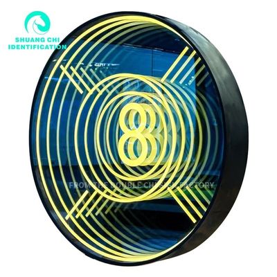 Tendências de moda Infinity Light Sign Neon Mirror para Decoração de Parede LED Neon Infinity Mirror Decoração