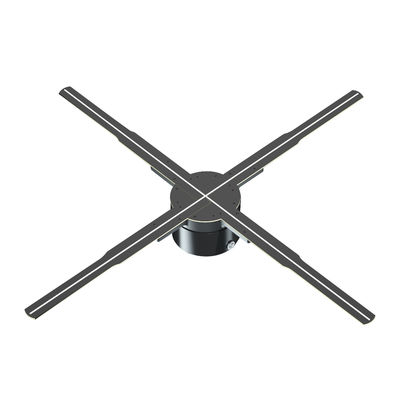 Ventilador LED de publicidade holográfica 3D com controle Wifi e imagem rotativa de ponta