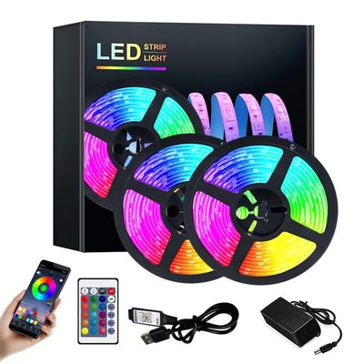 Fonte de luz LED de 110 lm Alta luminosidade DC12V/24V 10W Lâmpada de fita LED 120 leds/m SMD 2835