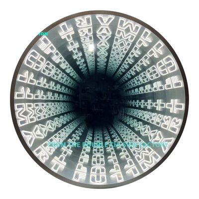 Espaço de Transformação em Quadros Personalizado Espelhos de Neão 3D Abissal com Cores Personalizáveis