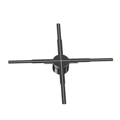 Supermercados Upload de conteúdo APP 75x2 Wifi Holograma LED Ventilador para projeção de hologramas 3D