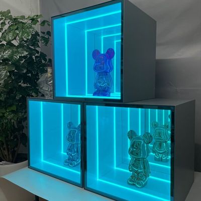 Armário de exibição de mudança de cor de luz LED para decoração inteligente de túneis