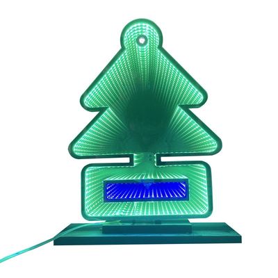 Decoração para o lar Produtos de acrílico Abismo Espelho Decorações ilimitadas Luzes de Natal