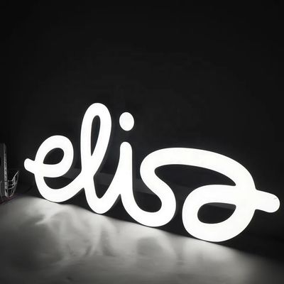 OEM Outlet Acrílico Frente e traseiro LED Caracteres luminosos para publicidade