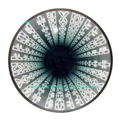 Colored Led 3D Neon Wall Infinity Mirror Tunnel para decoração de casa